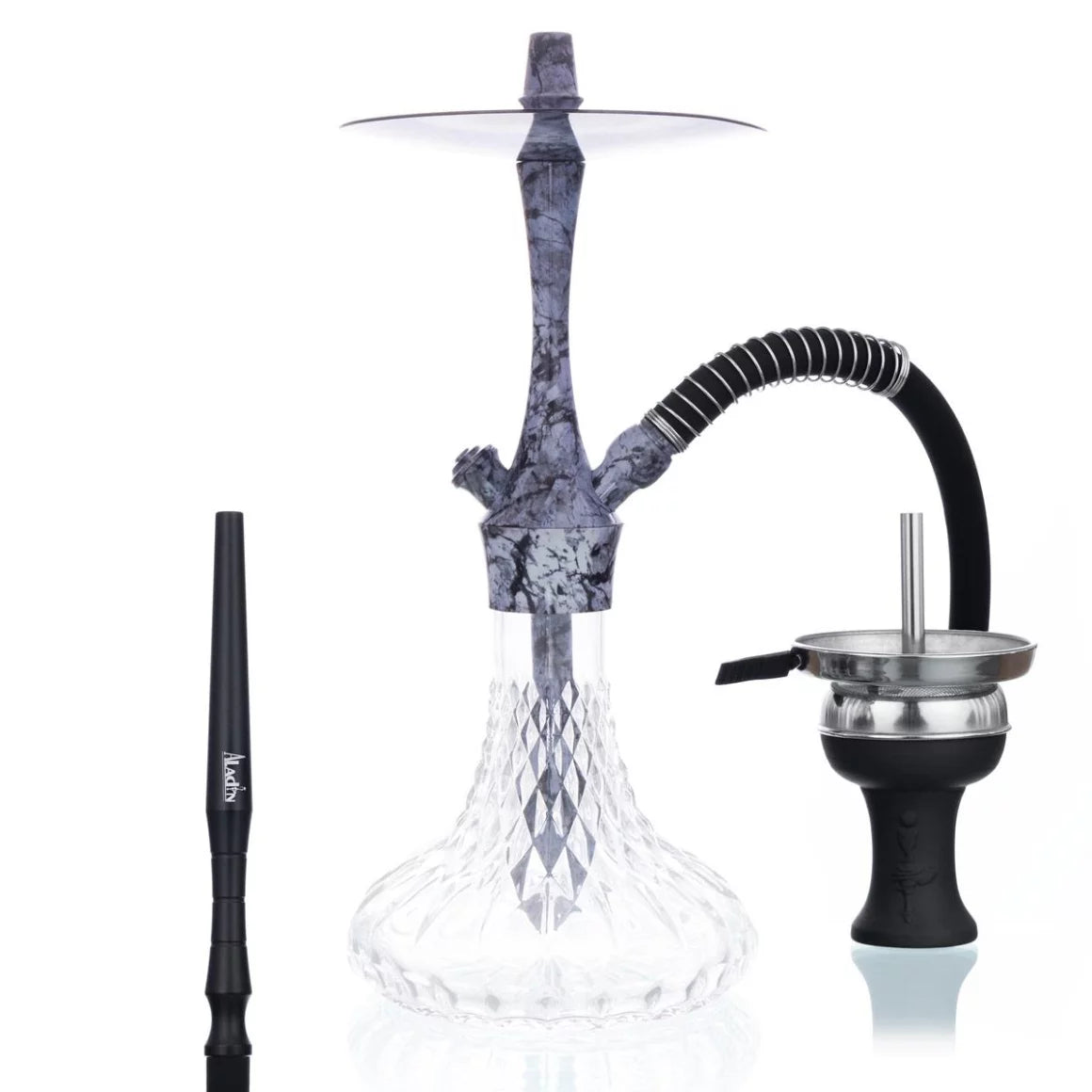 Aladin Shisha Alux 380 - White Marble