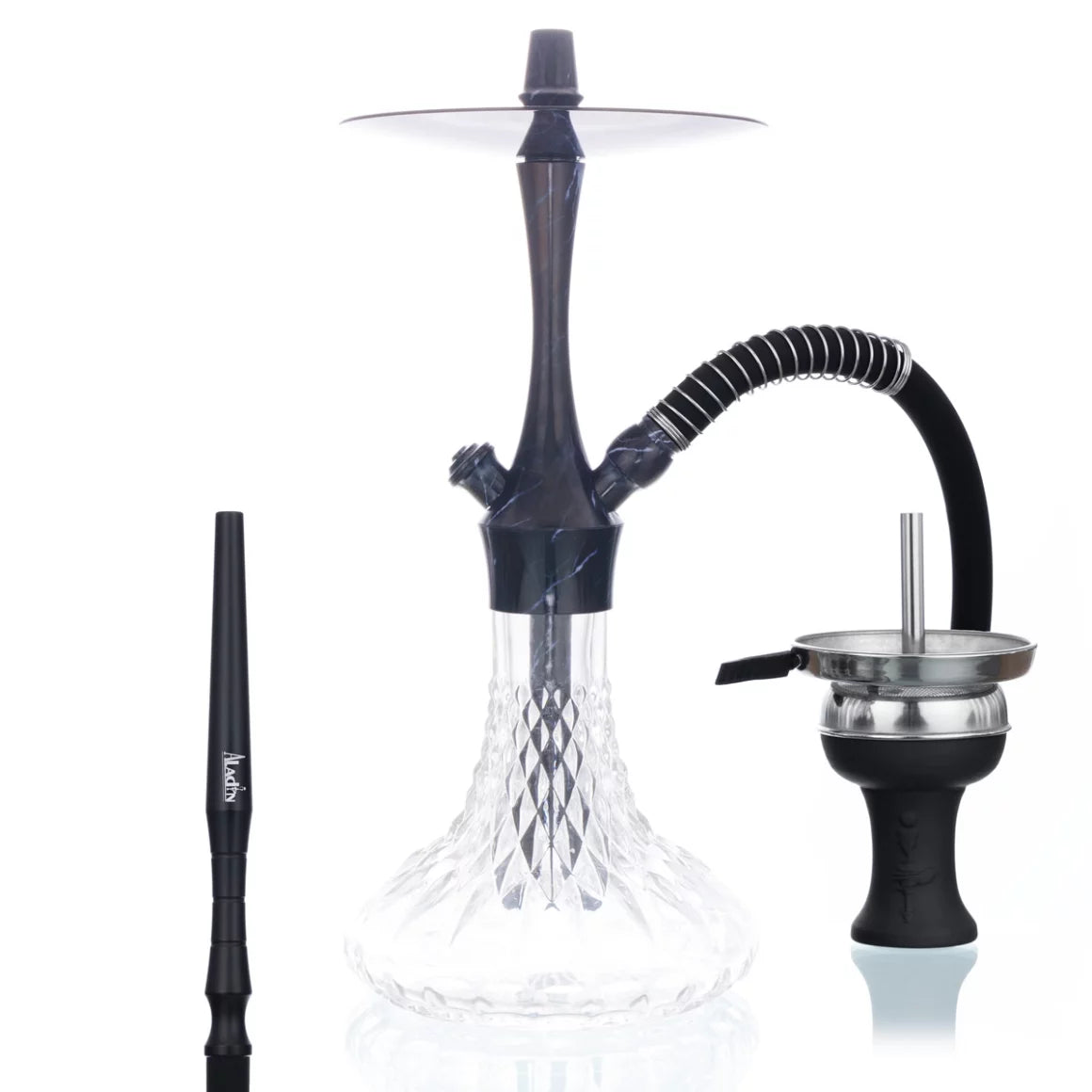Aladin Shisha Alux 380 - Black Marble
